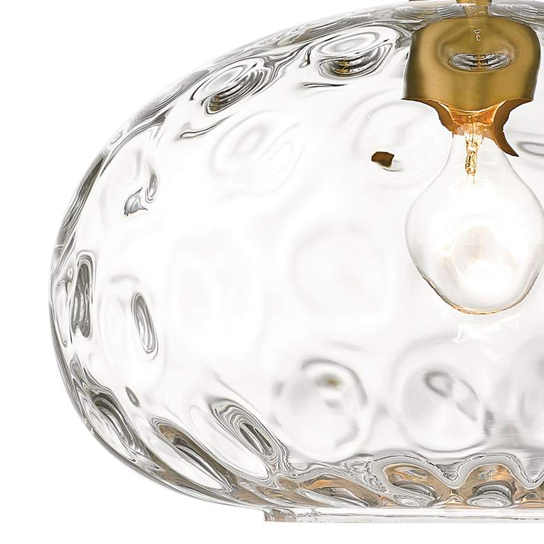 Image 2 Chloe 14" Wide Olde Brass Pendant Light more views