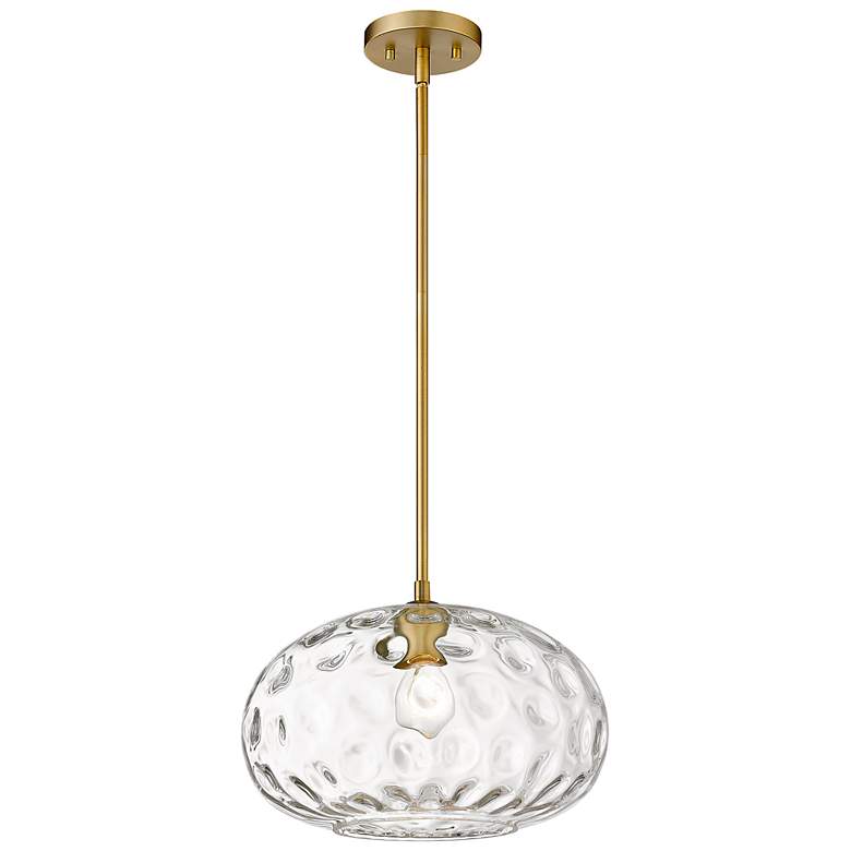 Image 4 Chloe 14" Wide Olde Brass Pendant Light more views