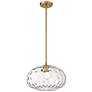 4_Chloe 14" Wide Olde Brass Pendant Light more views