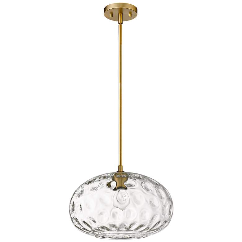 Image 5 Chloe 14" Wide Olde Brass Pendant Light more views