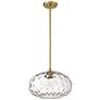 5_Chloe 14" Wide Olde Brass Pendant Light more views