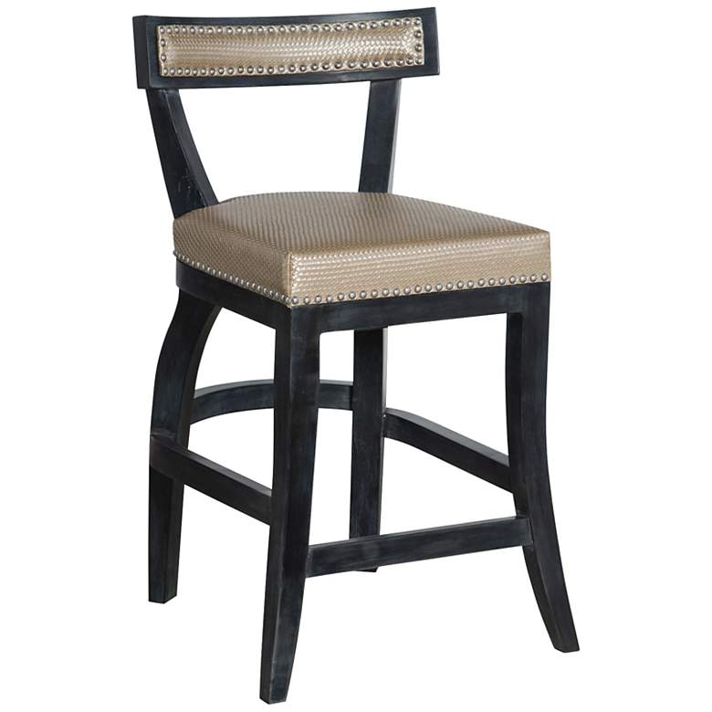 Image 1 Chloe 24 inch Champagne Faux Leather Counter Stool
