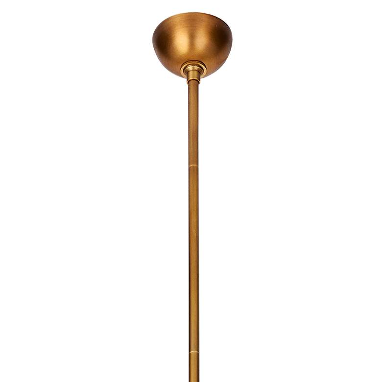 Image 4 Chloe 26.5" Wide Brass Metal Chandelier With Clear Glass Globes more views