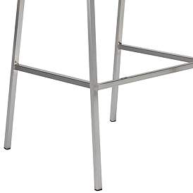 Image3 of Chloe 26" Clear Acrylic Aluminum Counter Stools Set of 2 more views