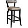 Chloe 30" Champagne Faux Leather Barstool