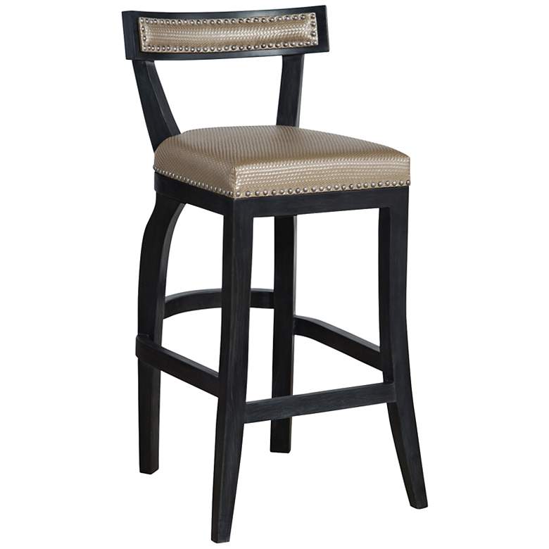 Image 1 Chloe 30 inch Champagne Faux Leather Barstool