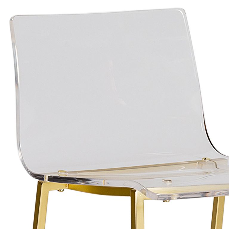 Clear gold bar online stools