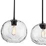 Thumbnail4 of Chloe 36" Wide Matte Black 3-Light Linear Chandelier more views