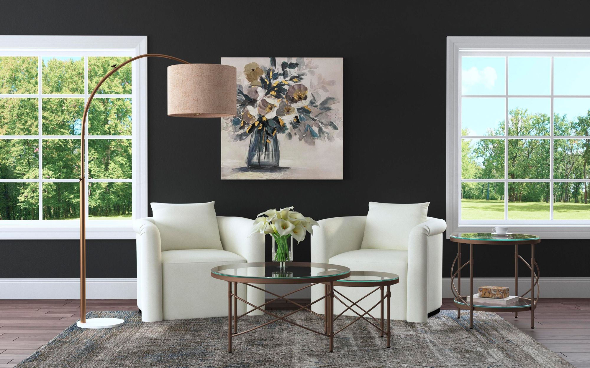 Image 7 Chloe 40x40" Canvas  Art more views