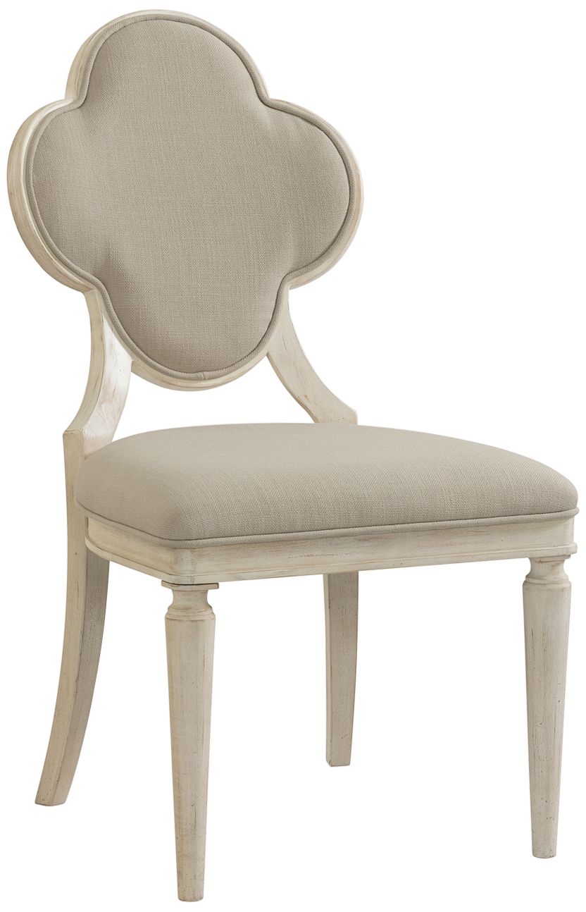 antique white dining chairs