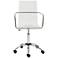Chloe Clear Acrylic Adjustable Swivel Office Chair