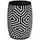 Chohan Black and White Mosaic Accent Table