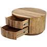 6_Christa 30" Wide Natural Mango Wood 2-Drawer Coffee Table more views