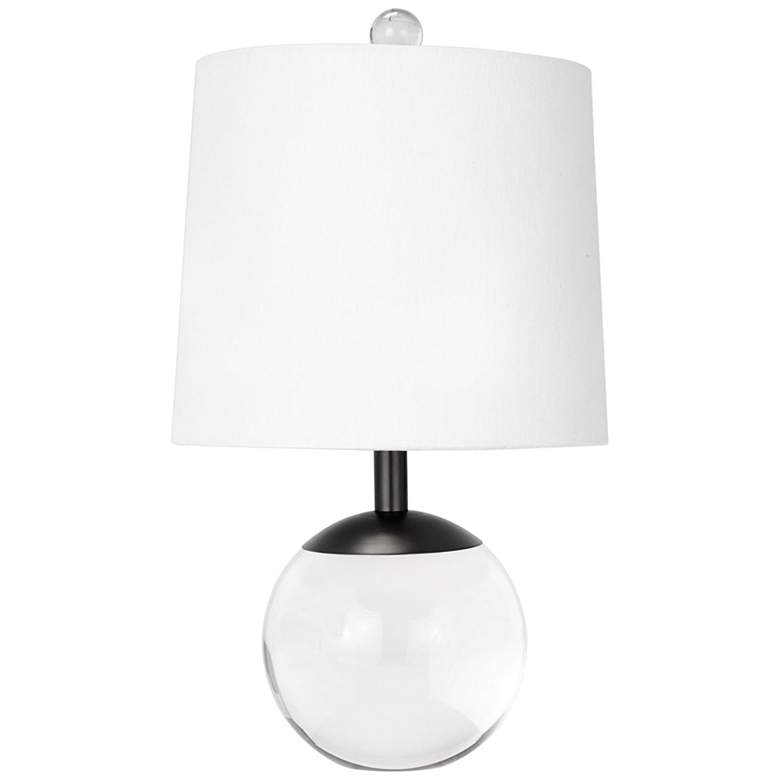 Image 2 Christie 16 inch High Clear Crystal Accent Table Lamp