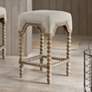 Christine 25 3/4" Reclaimed Gray Smooth Wood Counter Stool