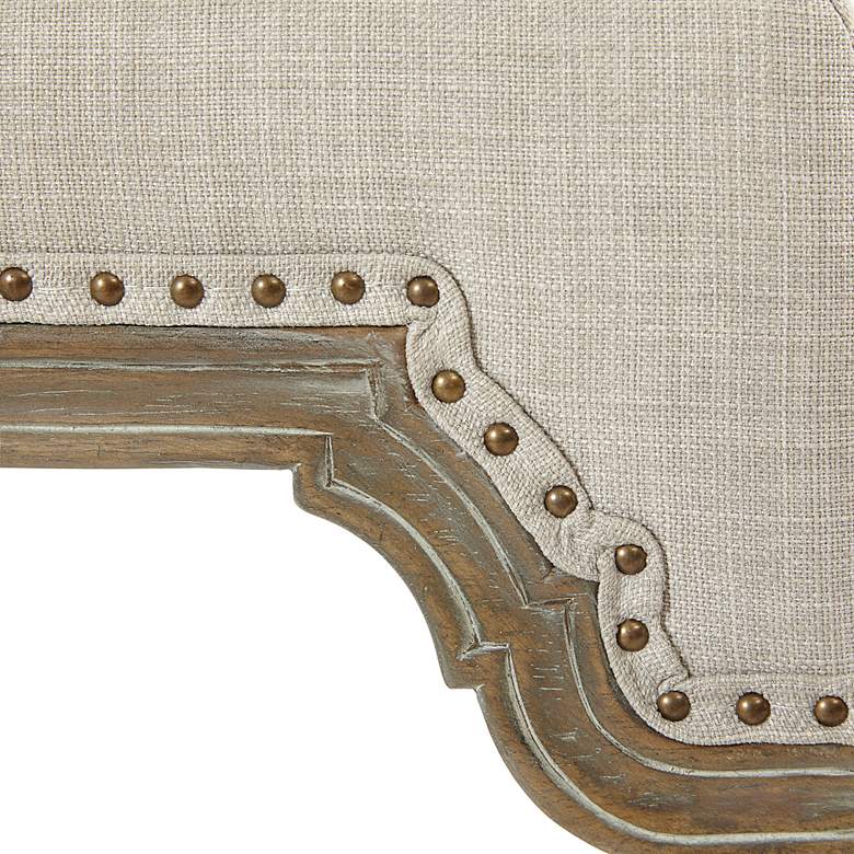 Image 5 Christine 25 3/4" Reclaimed Gray Smooth Wood Counter Stool more views