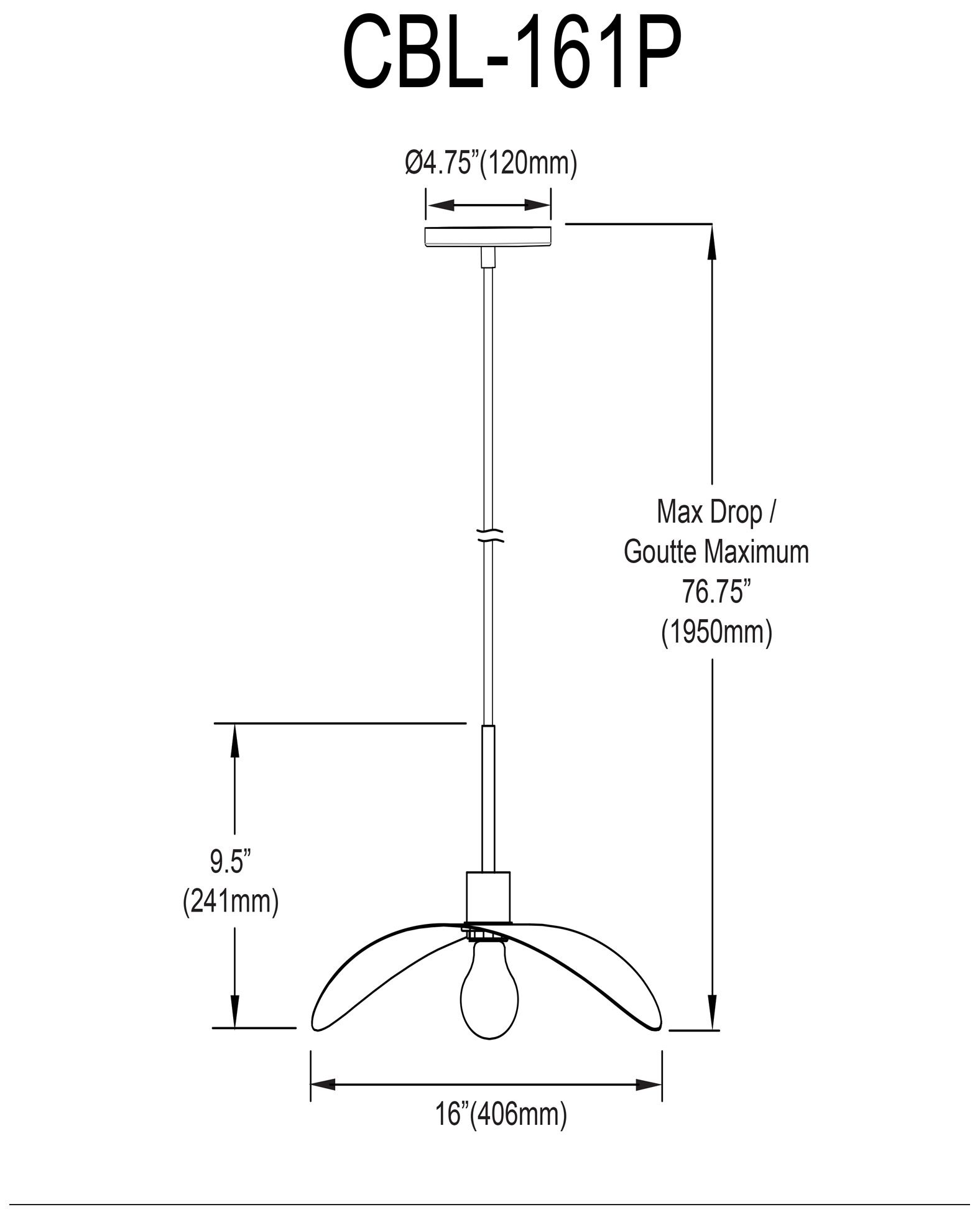 Image 3 Christobel 16" Wide Matte Black Finish Pendant  w/ White Shade more views