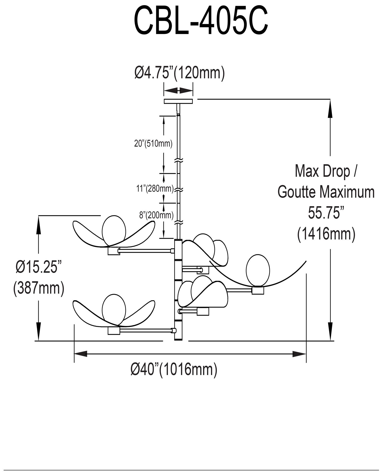 Image 4 Christobel 40" Wide 5-Light Aged Brass Black Chandelier  w/ White Shade more views