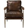 Christopher Brown Top Grain Leather Club Chair