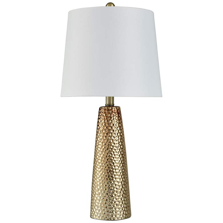 Image 2 Christy Table Lamp - Bronze - Brussels White