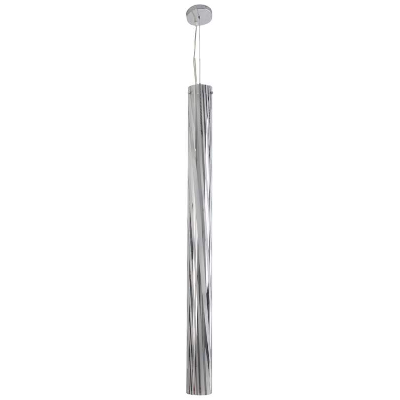 Image 1 Chroman Empire 4.75" Wide 5-Lt Tall Cylinder Pendant
