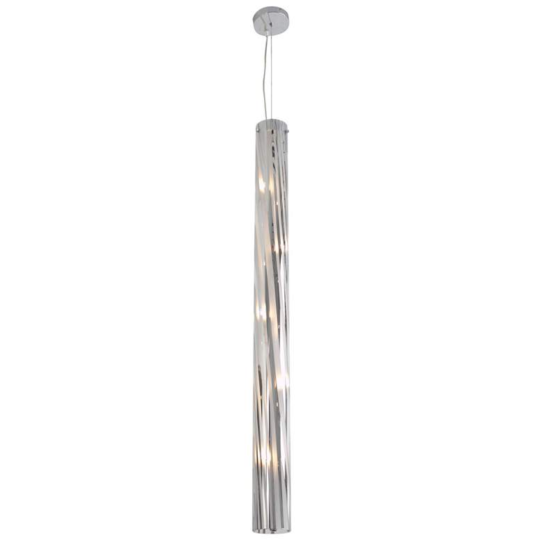 Image 5 Chroman Empire 4.75" Wide 5-Lt Tall Cylinder Pendant more views