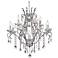 Chrome and Crystal 29" Wide 12-Light Chandelier
