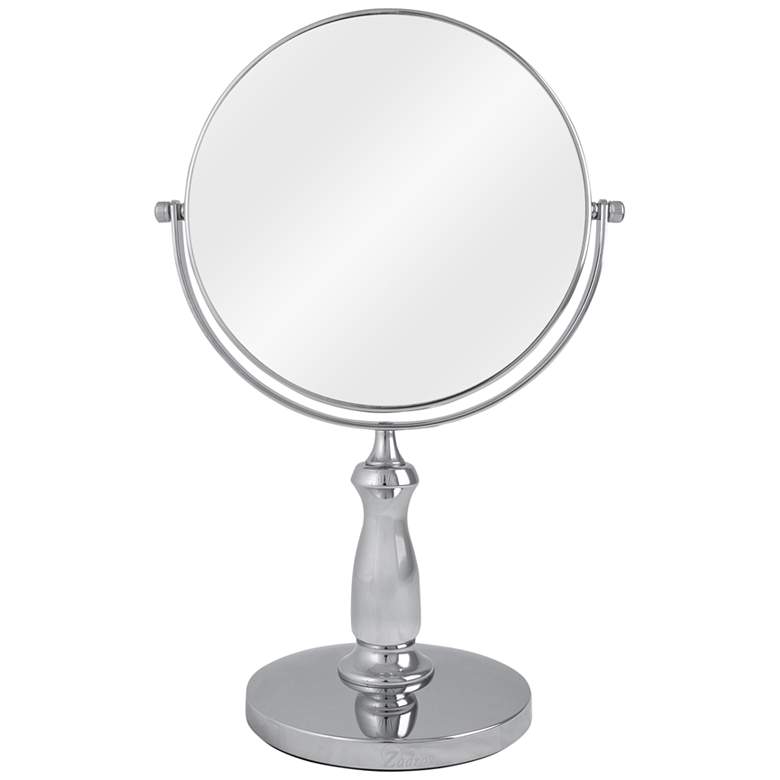 Image 2 Chrome Dual-Sided 1X/8X Magnified Swivel Vanity Mirror