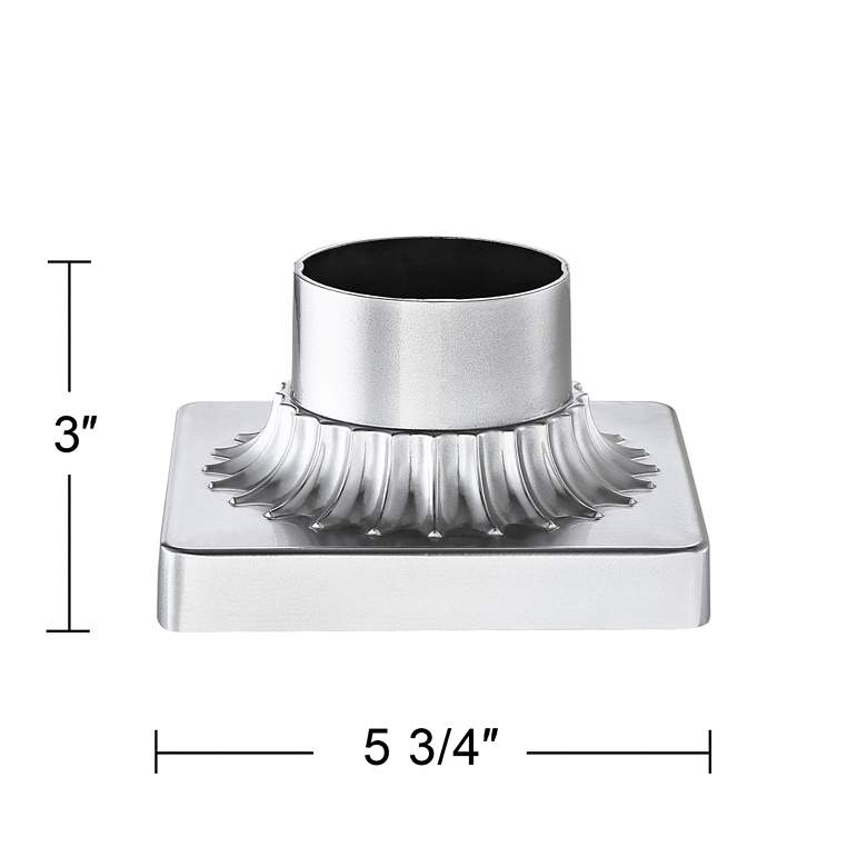 Image 5 Chrome Finish Post Mount Adapter more views