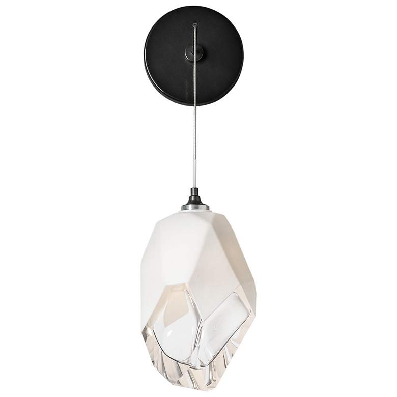 Image 1 Chrysalis 11.6" High White Crystal Sconce
