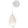Chrysalis 11.6" High White Crystal White Large Low Voltage Sconce