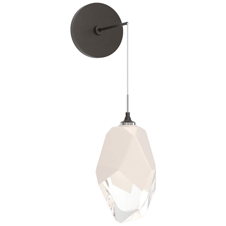 Image 1 Chrysalis 11.6"H White Crystal Oil Rubbed Bronze Large Low Voltage Sco