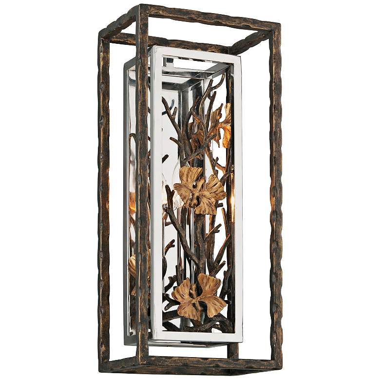 Image 1 Chrysalis 18 inch High Cottage Bronze Wall Sconce