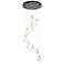 Chrysalis 20.5" Wide 9-Light Small Crystal White Crystal Ink Long Pend