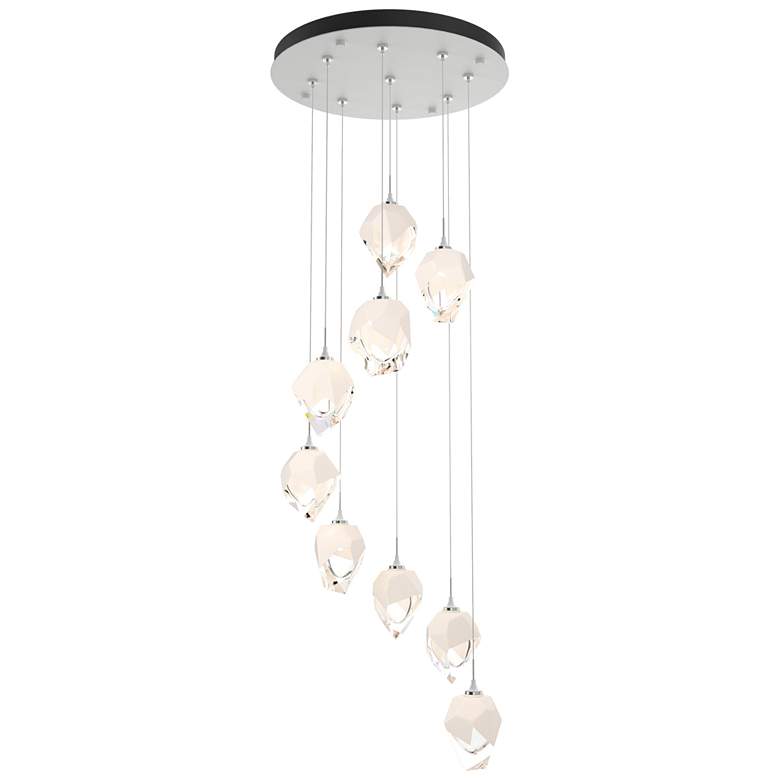 Image 1 Chrysalis 20.5"W 9-Light White Crystal White Small Crystal Standard Pe