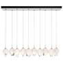 Chrysalis 44.5"W 10-Light White Small White Crystal Standard Pendant