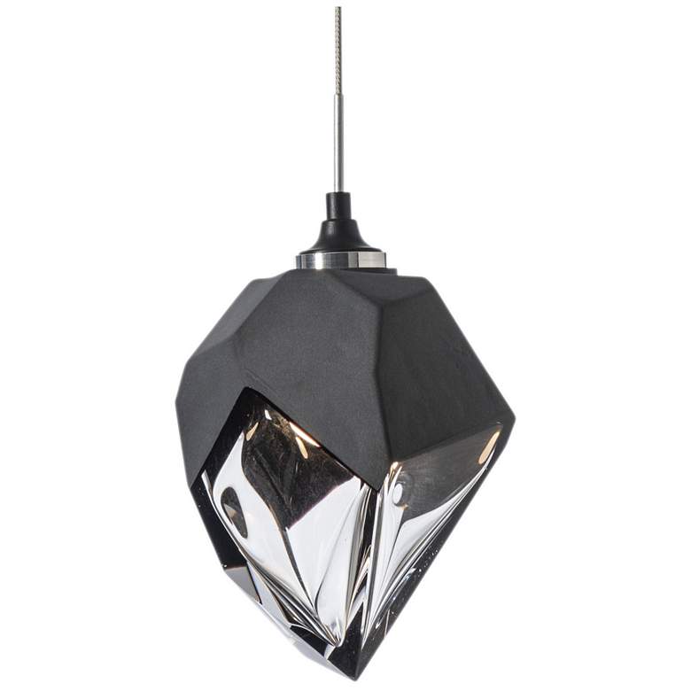 Image 1 Chrysalis 5.5" Wide Black Crystal Pendant