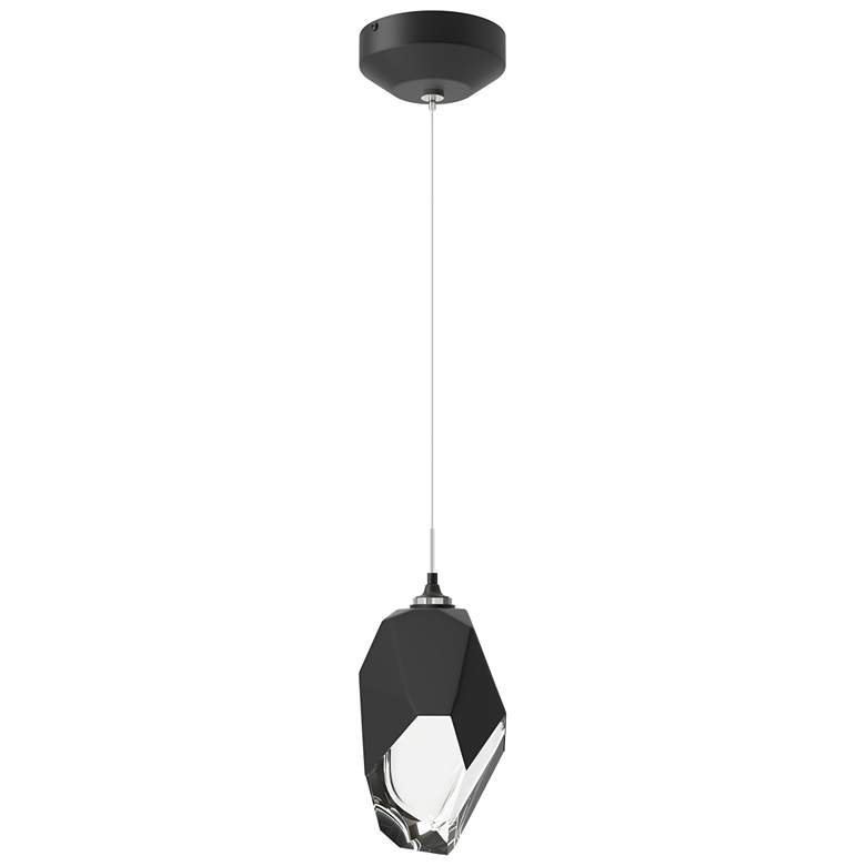 Image 1 Chrysalis 6.1" Wide Large Black Standard Height Pendant With Black Cry