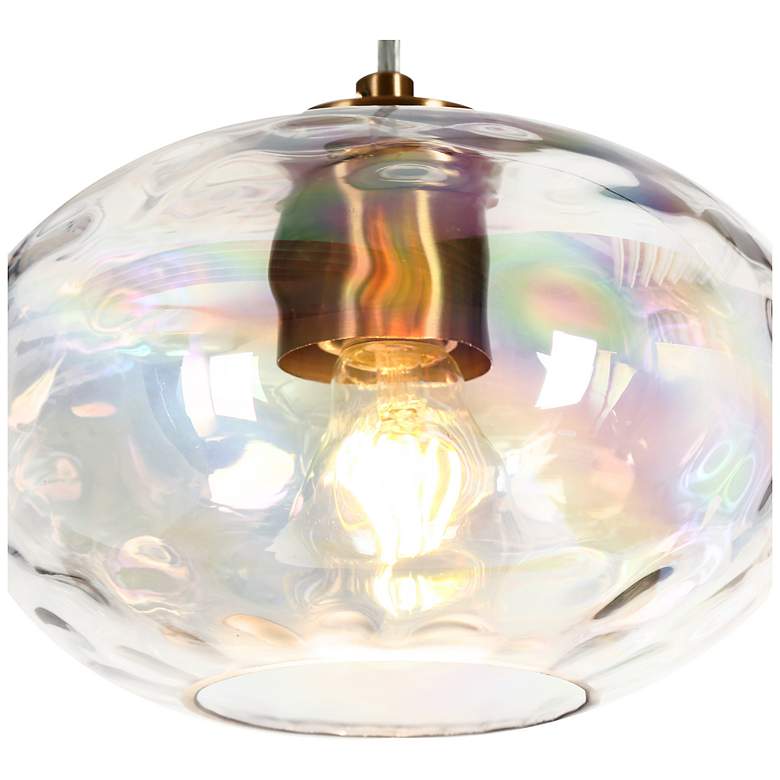 Image 3 Chrysaorican 24 1/2" Wide Plating Brass Multi-Light Pendant more views