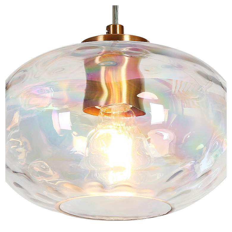 Image 2 Chrysaorican 8 1/2" Wide Plating Brass Mini Pendant more views