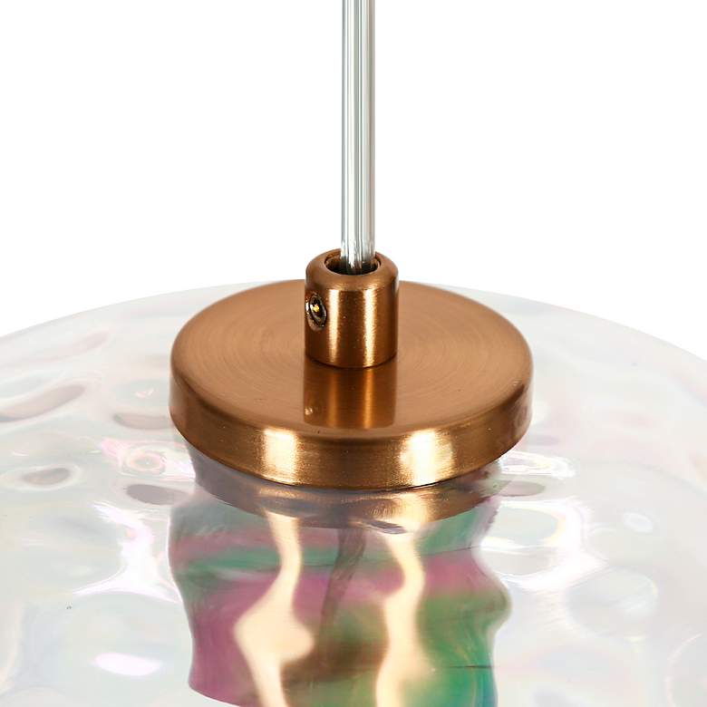 Image 3 Chrysaorican 8 1/2" Wide Plating Brass Mini Pendant more views