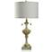 Chrysta 34" Crème Table Lamp