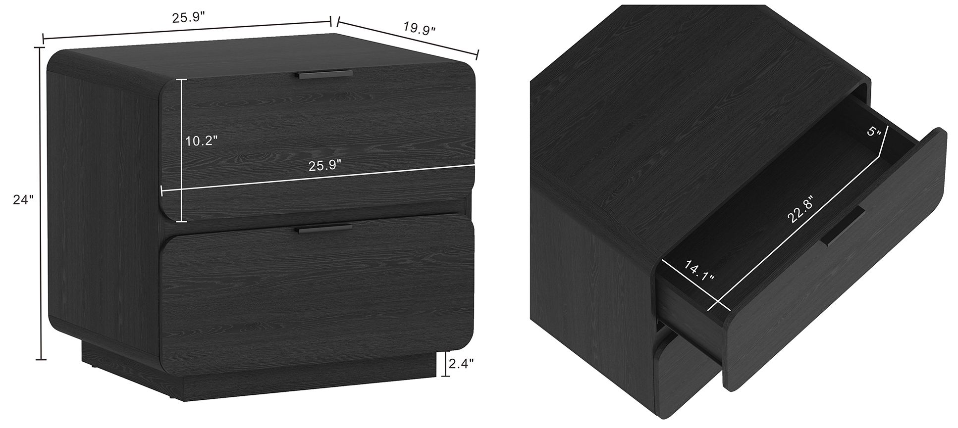 Image 4 Chrystie Nightstand - Set of 2 more views
