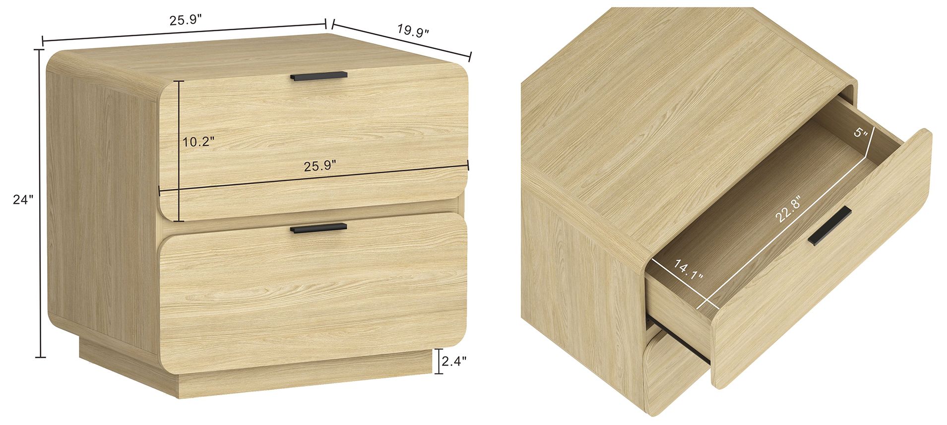 Image 4 Chrystie Nightstand more views