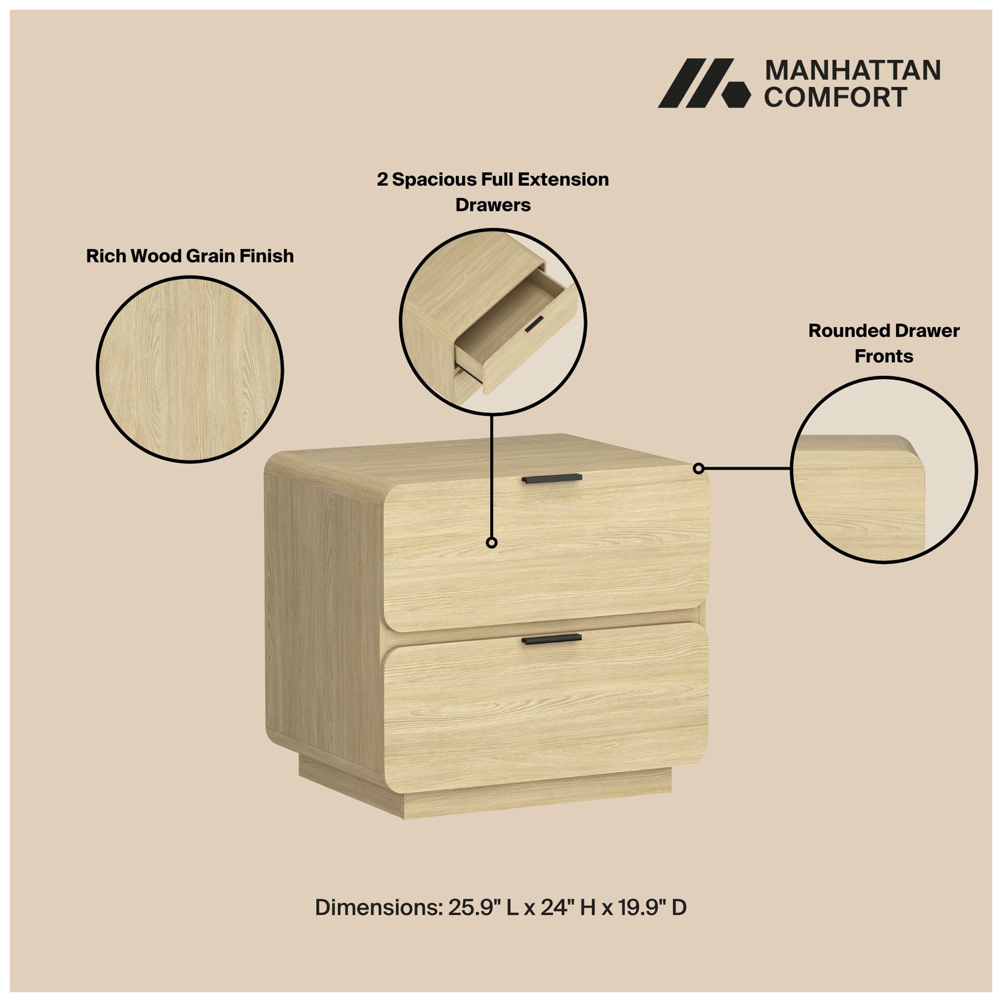 Image 5 Chrystie Nightstand more views