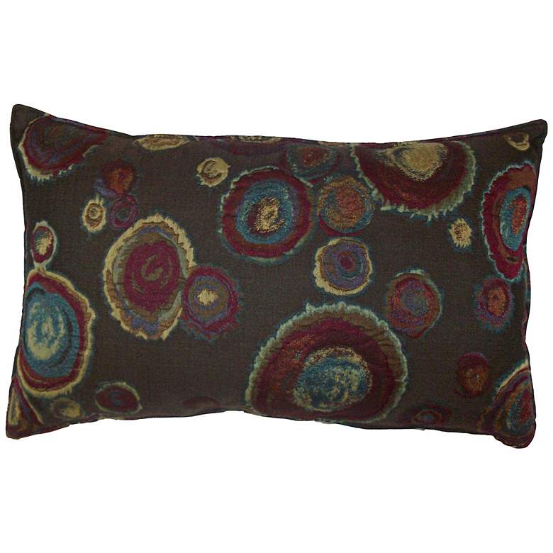 Image 1 Chuhili Brown 14 inch x 22 inch Decorative Lumbar Pillow