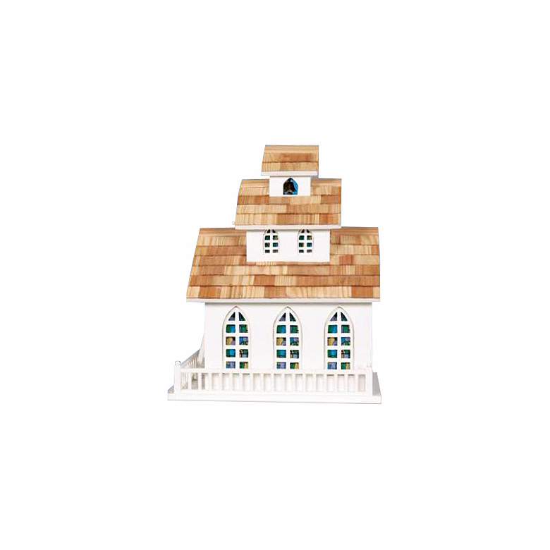 Image 1 Church and Steeple Bird House