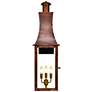 1_Churchill 33" Tall Copper Electric Wall Mount Outdoor Lantern Sconce