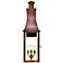 Churchill 33" Tall Copper Electric Wall Mount Outdoor Lantern Sconce