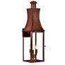 2_Churchill 33" Tall Copper Electric Wall Mount Outdoor Lantern Sconce more views